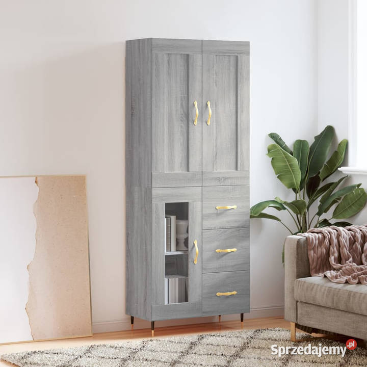 Witrynka szary dąb sonoma 695x34x180 materiał Warszawa