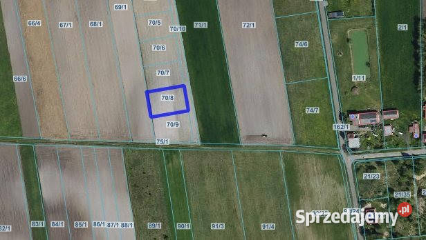 Grunt Opiesin 1238m2 100zł/m2 sprzedam