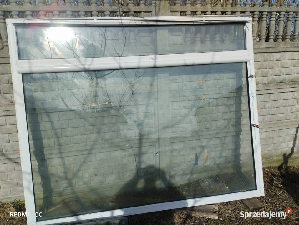Okno PCV wystawowe 193x240 cm