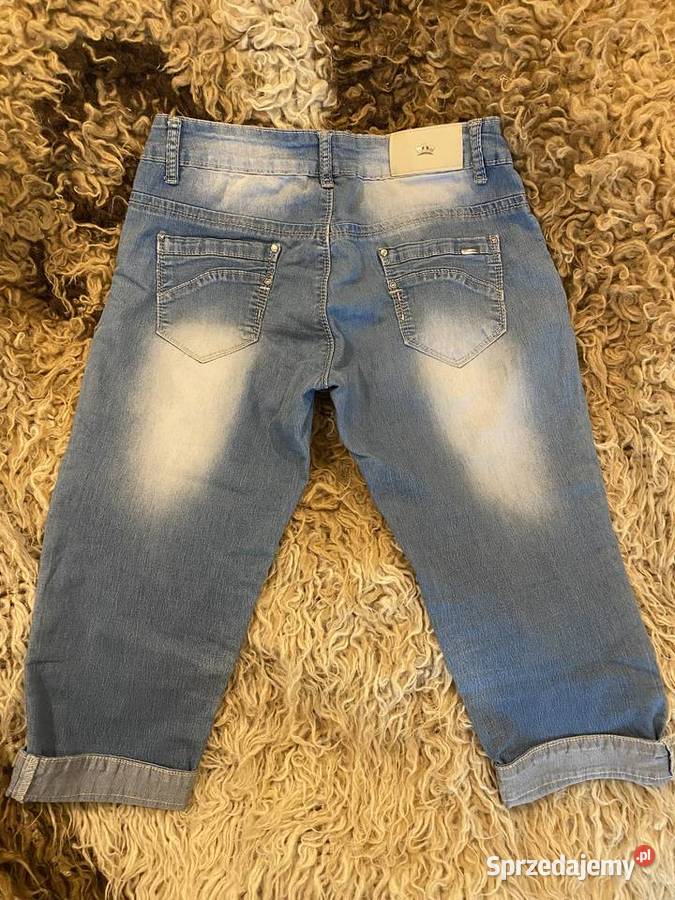 Miss Olive Jeansrybaczki jeansowe Do łydki Zawiercie