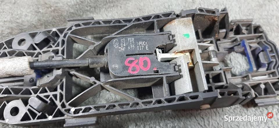 Mechanizm zamka zamek drzwi z mocowaniem klamki