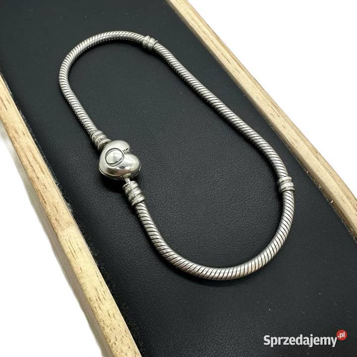Srebrna Bransoletka Próby 925 1631g Długość 22 srebro Elbląg
