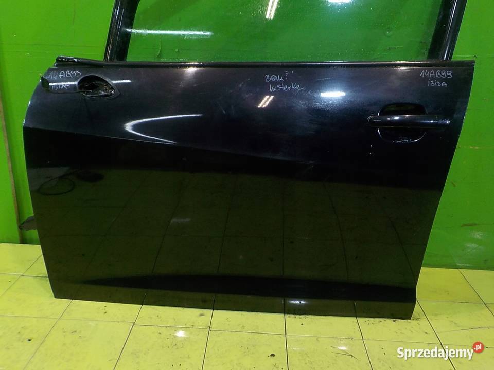 SEAT IBIZA IV 6j 10r 5D drzwi lewe przod Drzwi
