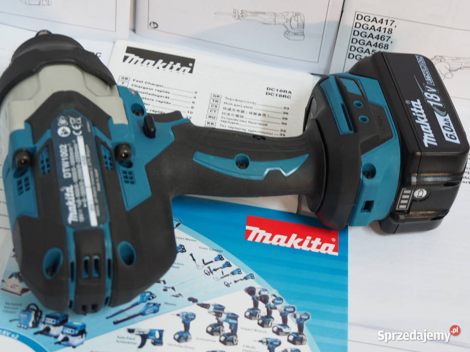 MAKITA DTW 1002 klucz udarowy 1600Nm bateria 6ah Elektryczne Michałowice