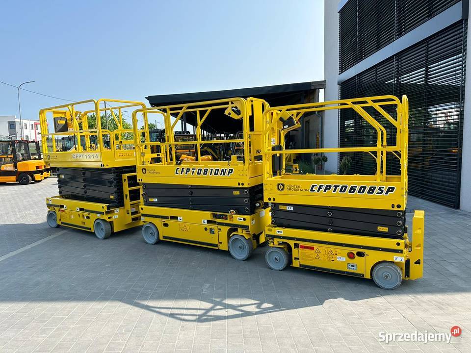 Nowy podnośnik nożycowy Gunter Grossmann 6m2m elektryczny mazowieckie