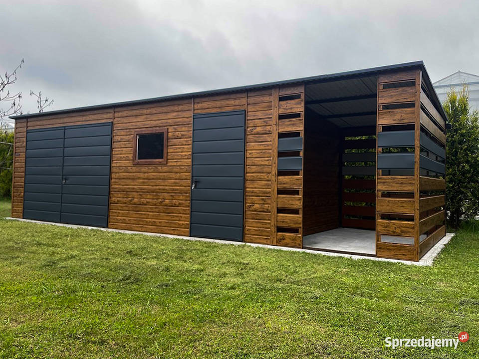 Domek ogrodowy 73 m zadaszenie 23 m złoty dąb Domki narzędziowe Włocławek