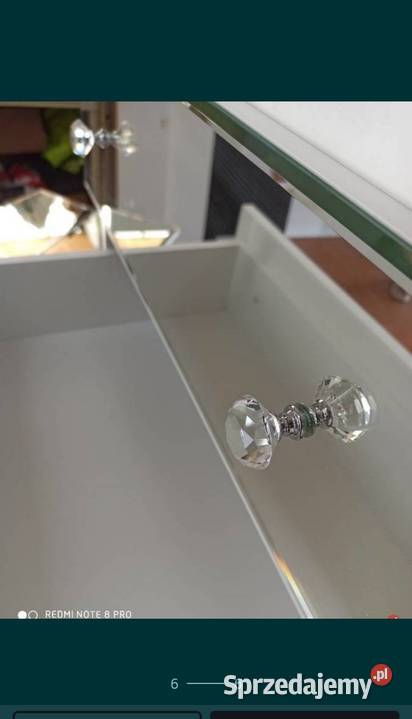 Komoda białaczarna Glamour nakastlik zestaw Nowy Sącz sprzedam