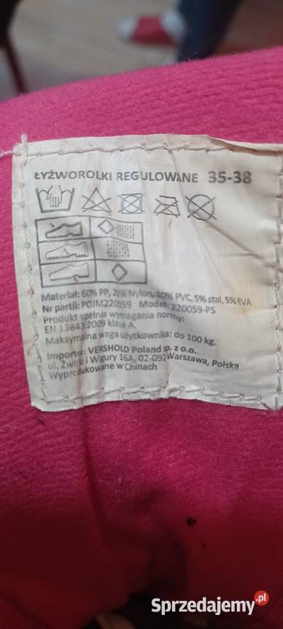 Rolki dziewczynki Łódź sprzedam