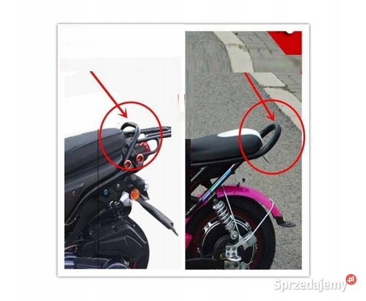OPARCIE SIEDZENIE DO MOTOCYKLA SKUTERA CZARNE śląskie