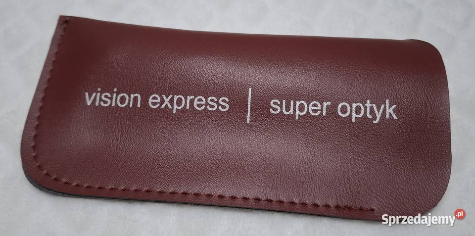 Etui na okulary brązowe 8x16 Vision Express Czeladź