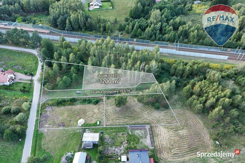 Działka budowlana 1200 m2 Jesionka gm Wiskitki 125zł/m2 Sprzedaż
