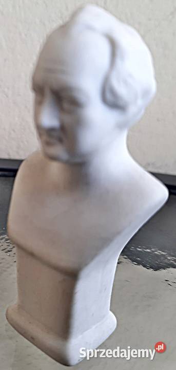 Figurka kompozytora poety porcelana sygnowana R Ostrów Wielkopolski