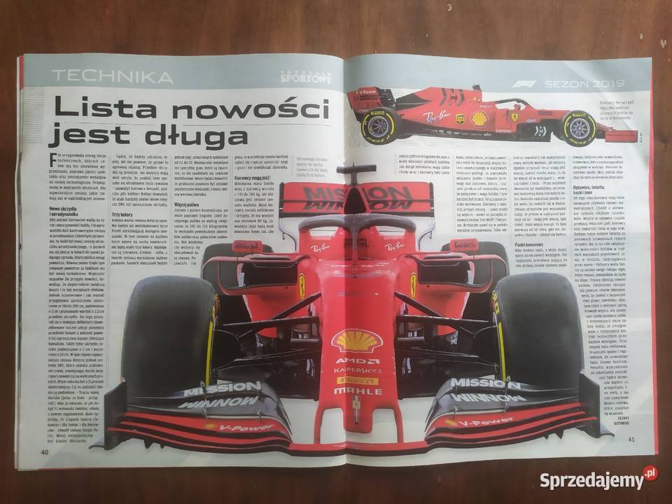 Skarb kibica formuła 1 sezon 2019 Czasopisma Łódź