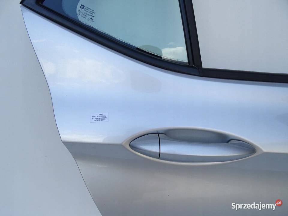 DRZWI PRAWY TYŁ PRAWE TYLNE OPEL ASTRA V K HB 5D