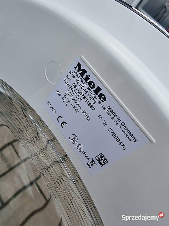 Zestaw Miele Pralka W 6544 WPS suszarka T 9647 Wrocław