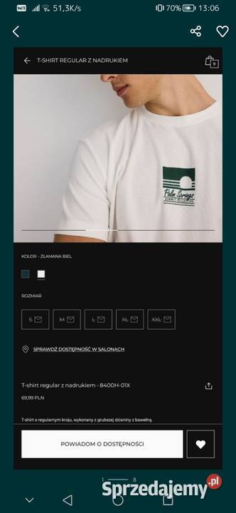 RESERVED nowa z metką Koszulka bluzka tshirt Rozmiar S Leszno