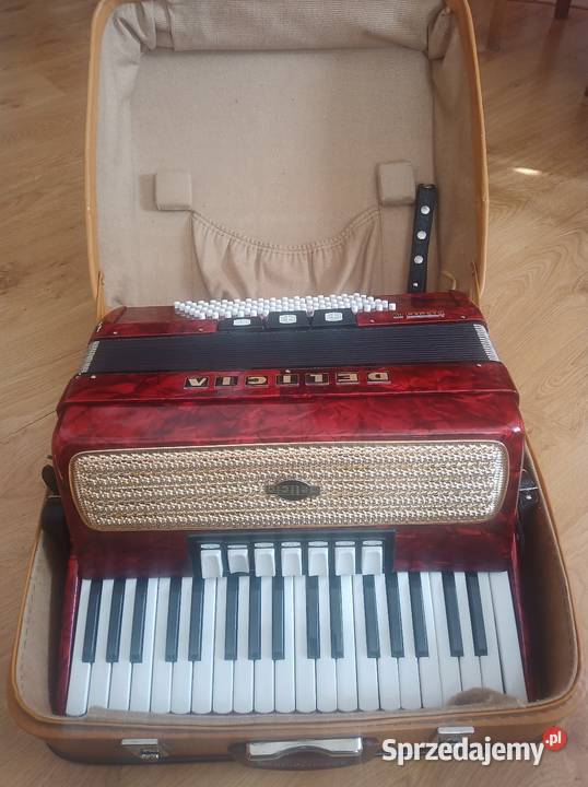 Akordeon Delicja CARMEN III stan 96 basów Instrumenty klawiszowe i MIDI Żagań sprzedam