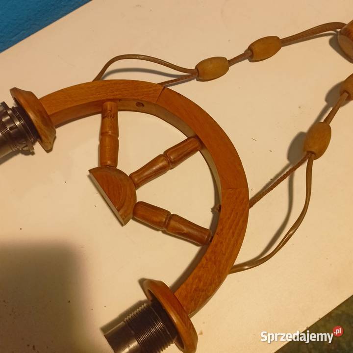 LAMPA WISZĄCA DREWNIANA do altany na taras do podkarpackie Ropczyce