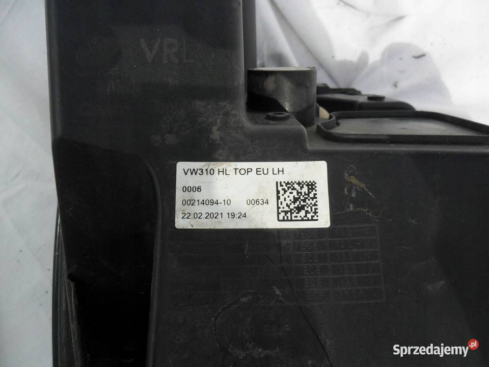 REFLEKTOR PRZÓD STRONA LEWA VOLKSWAGEN ID3 sprzedam