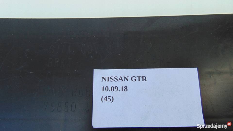NISSAN GTR GTR LISTWA OSŁONA ZAŚLEPKA TAPICERKA Nowy Tomyśl sprzedam