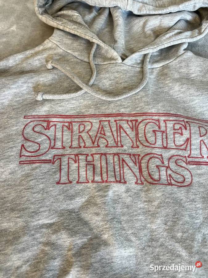 Bluza szara z kapturem Stranger Things Jasło