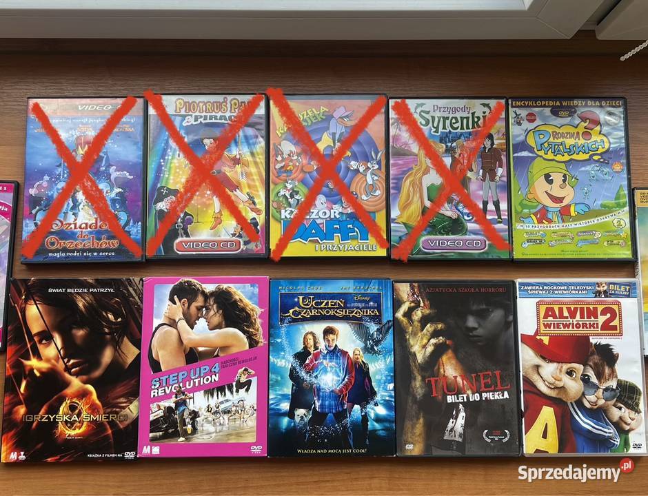 Płyty DVD z kultowymi filmami i bajkami Częstochowa