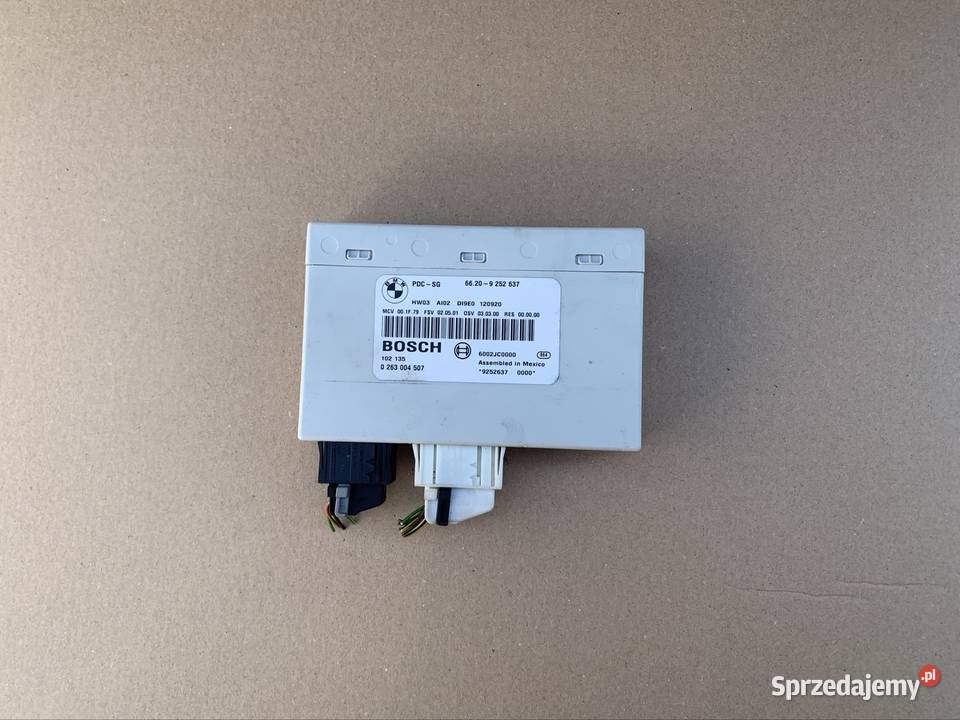 9252637 moduł sterownik czujników pdc Bmw x1 1