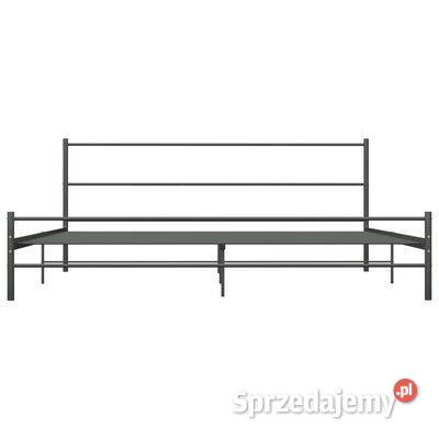 vidaXL Rama łóżka szara metalowaSKU284684 mazowieckie Warszawa