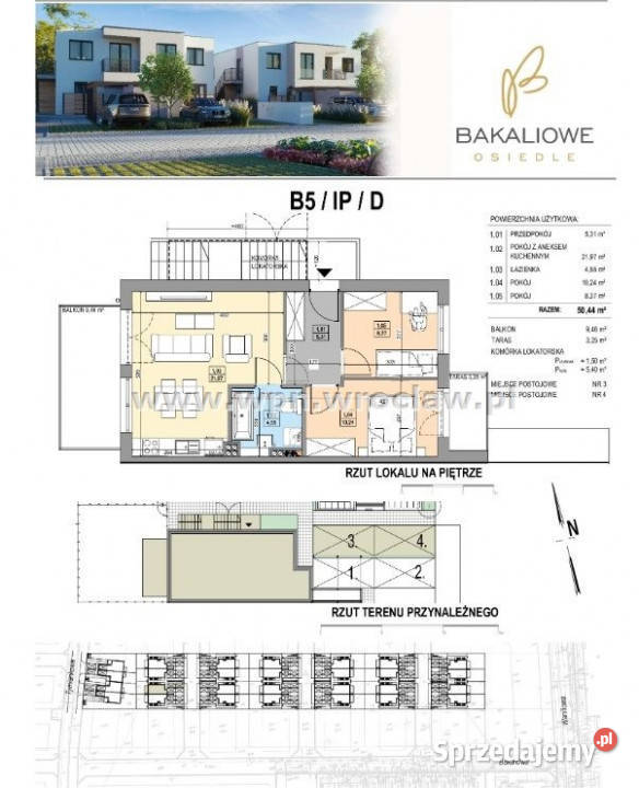 sprzedaży mieszkania Wrocław 5044m2 3pokojowe