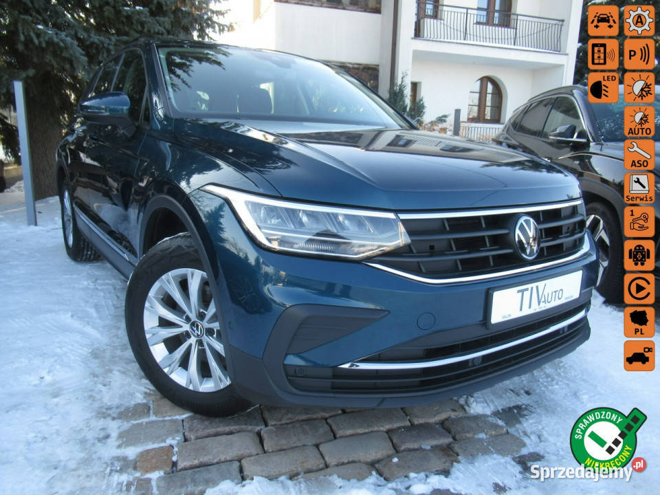 Volkswagen Tiguan BEZSZKODOWY Kamera El klapa ogranicznik prędkości mazowieckie Warszawa