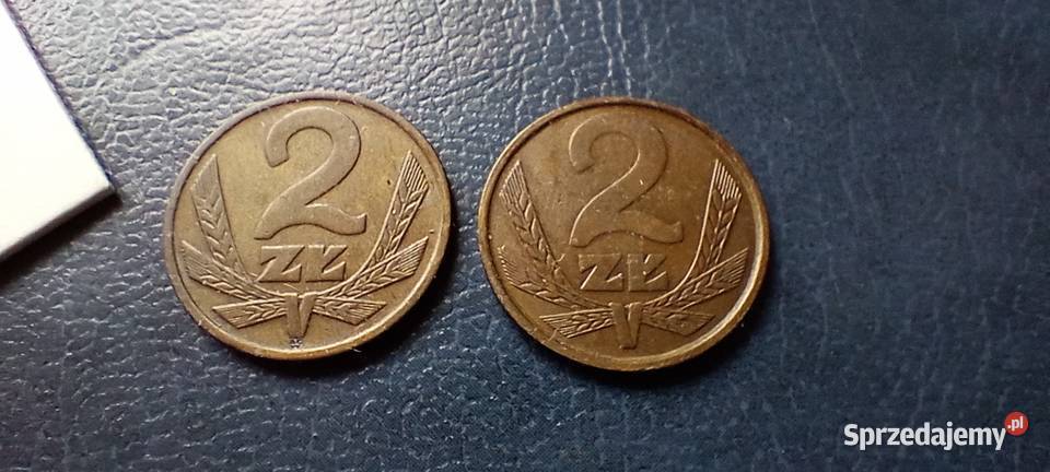 Stare monety 2 złote 1978 ze znakiem i bez znaku Lesko