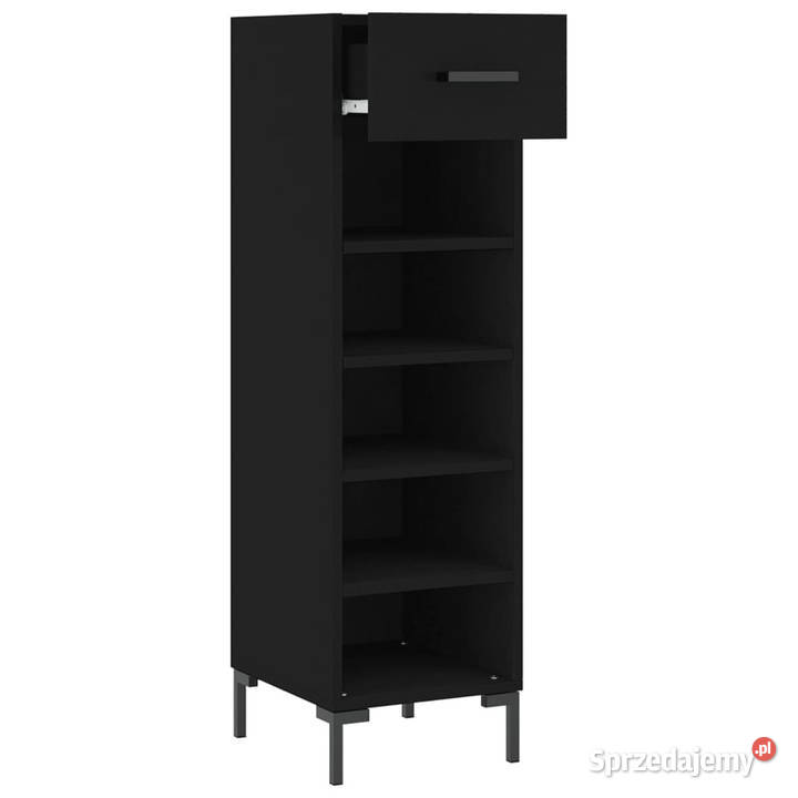 Szafka na buty czarna 30x35x105 materiał Warszawa sprzedam