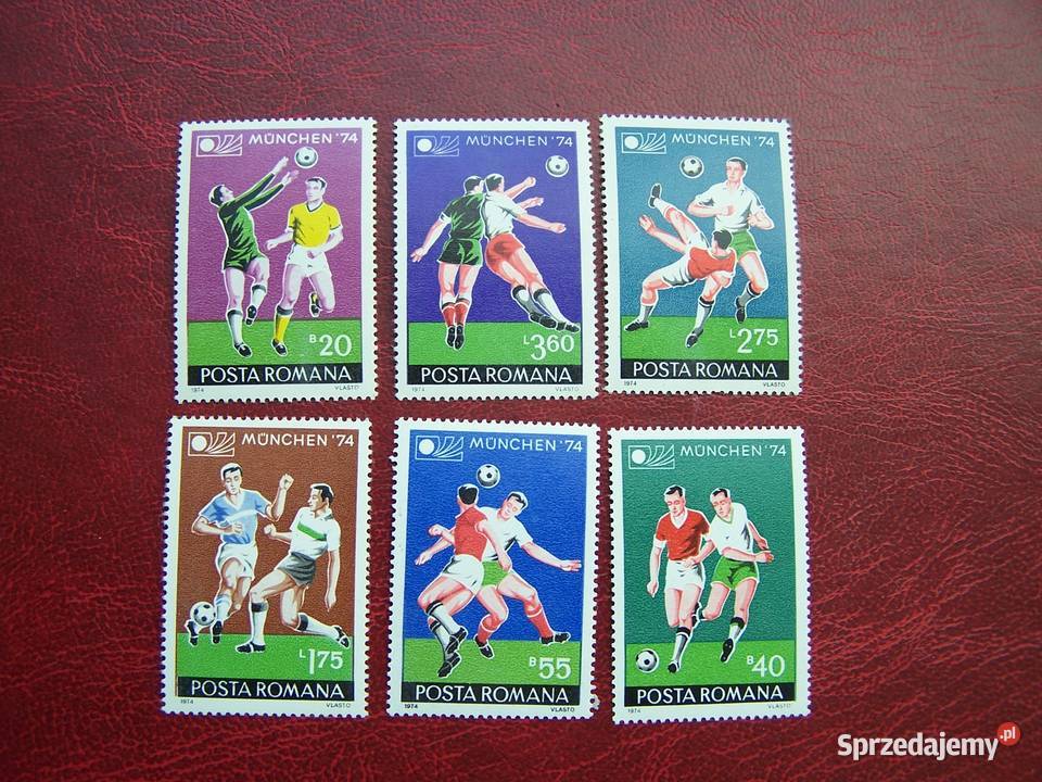Rumunia 1974 MNH Mi 320308 Sport MŚ Monachium 74