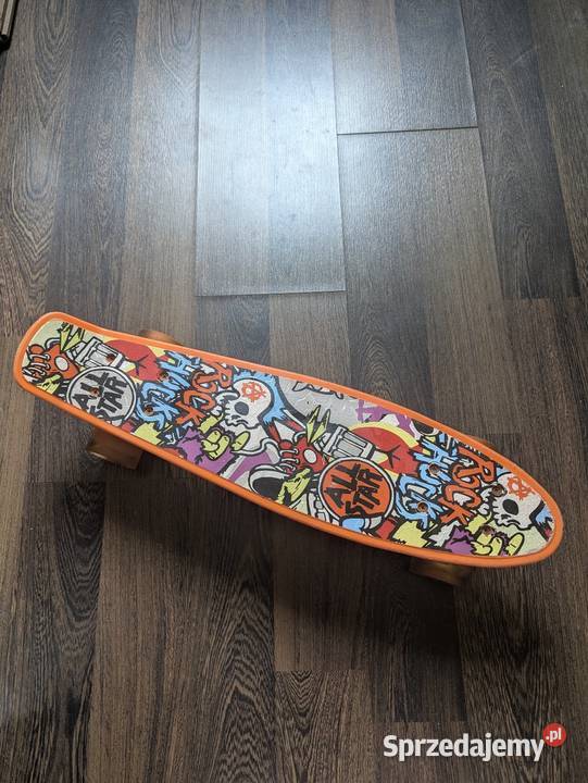 Deskorolka fiszka Skateboard pennyboard LED mazowieckie
