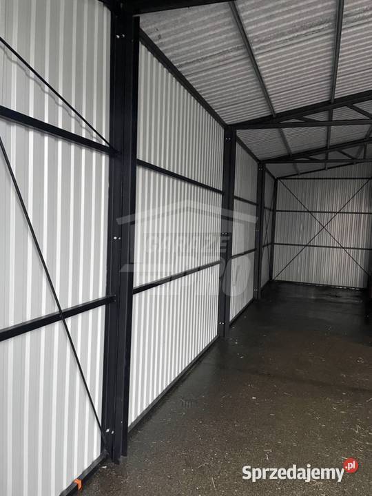 Hala Garaż 7x11 m brama dwuskrzydłowa drzwi Sprzedaż Szczecin sprzedam