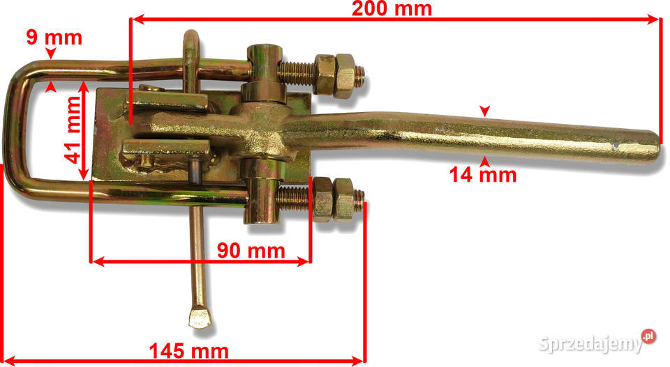 4x Zamek BURTY 4x Język Spinacz Prawy i Lewy