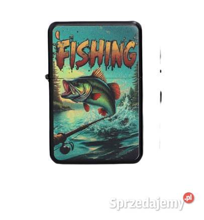 Zapalniczka Benzynowa Retro Fishing Rybak z sprzedam