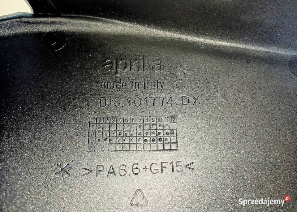 Wlot powietrza owiewka Aprilia RSV Mille 9803 Turek
