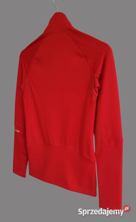 Damska sportowa bluza czerwony z długim rękawem Reebok Chrzanów
