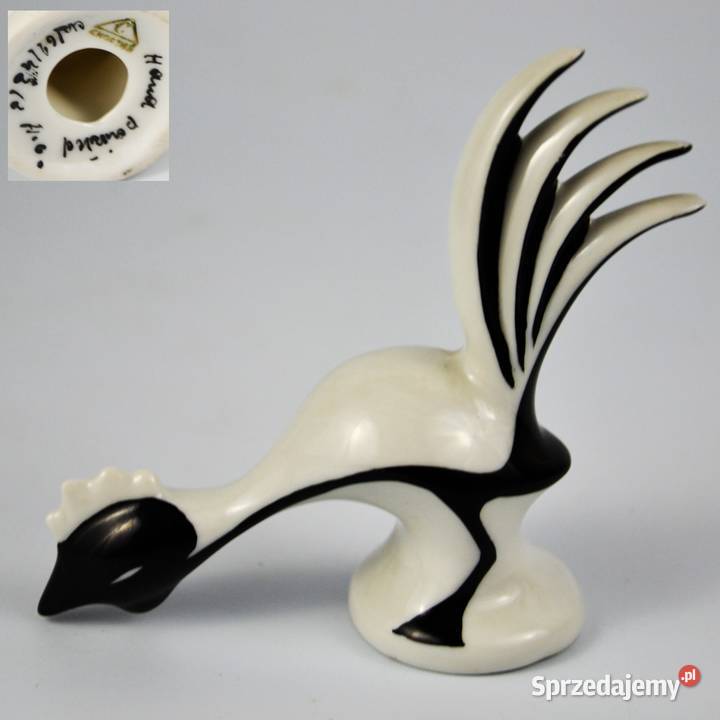 Look kogut dziobiący Chodzież pikasy lata 60te Porcelana i szkło Warszawa