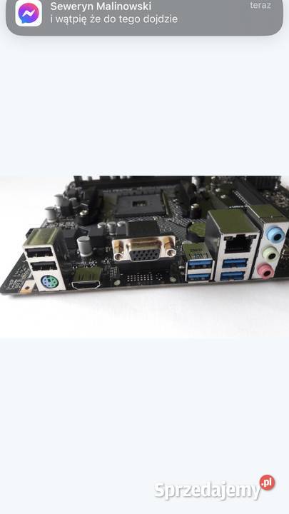 Sprzedam płyte główną Asrock 520MHVS Elektronika sprzedam