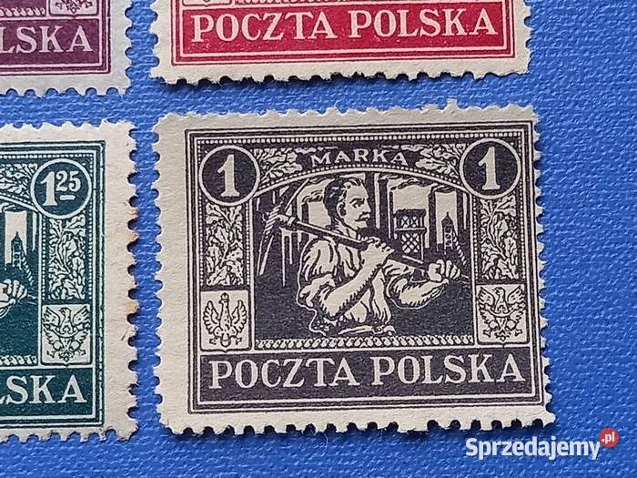 Cztery Polskie znaczki pocztowe Koszalin sprzedam