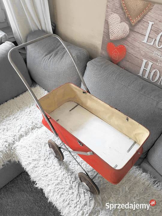 Kwietnik stary wózek lalek PRL retro loft Pozostałe Warszawa