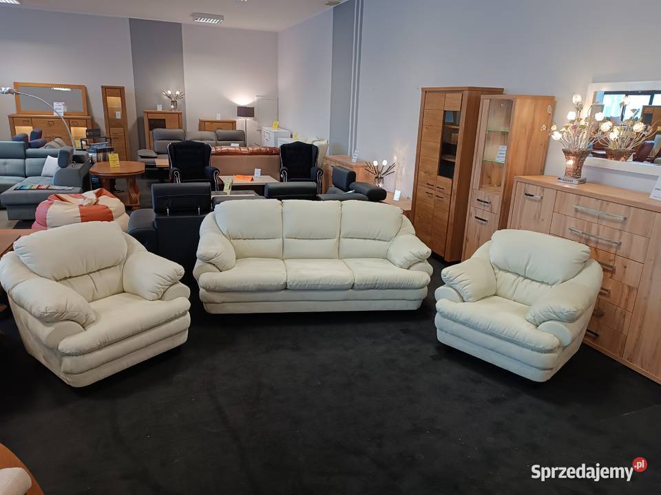 Nowy Komplet 311 ze spaniem SARA Tkanina Olesno