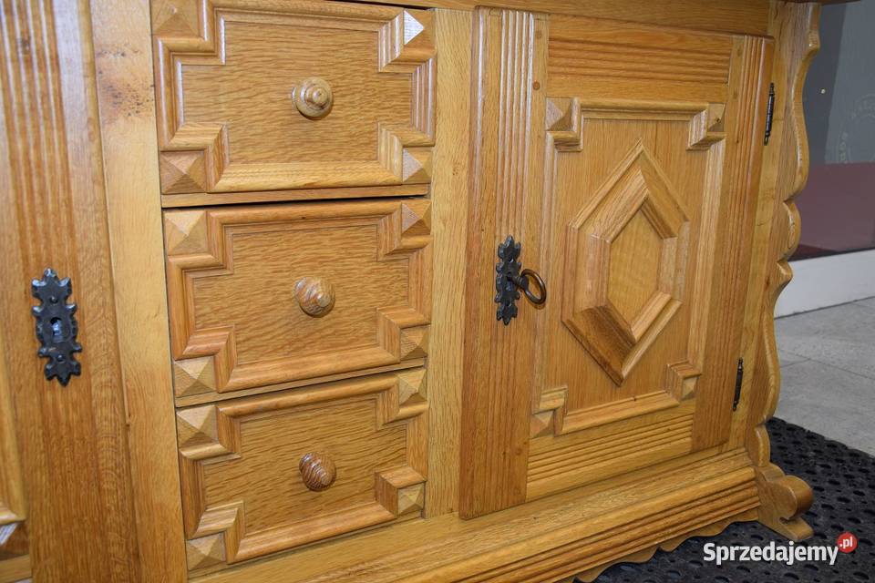 komoda z drewna dębowego nowa Olsztyn