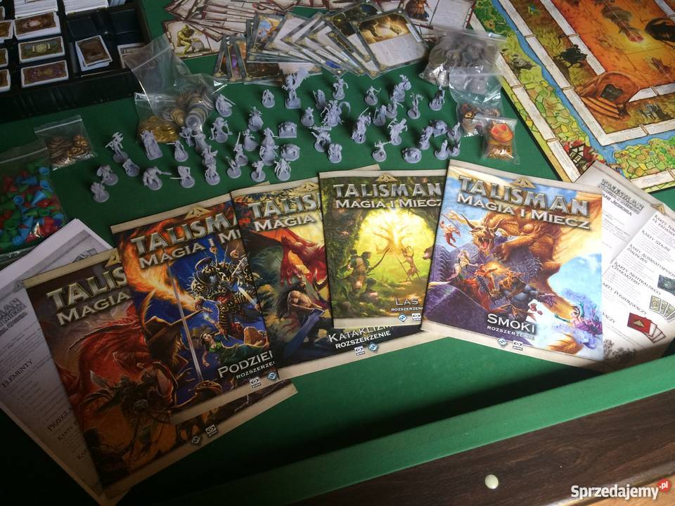 Gra Planszowa Magia i Miecz Talisman plus 6 sprzedam