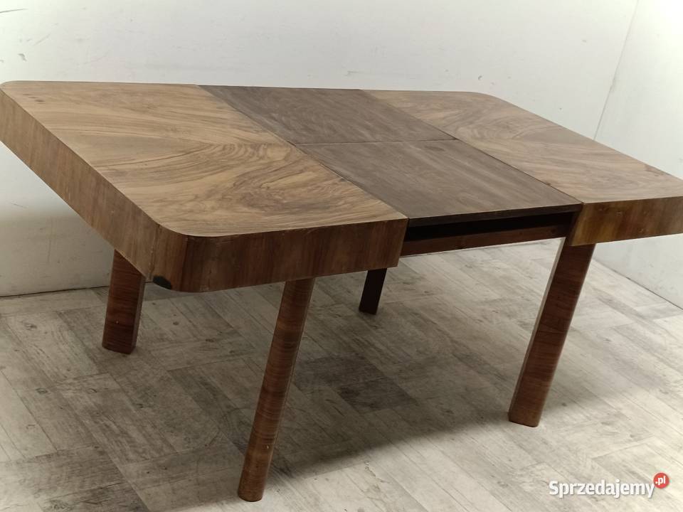 stół art deco modern do salonu rozkładany orzech Radomsko sprzedam