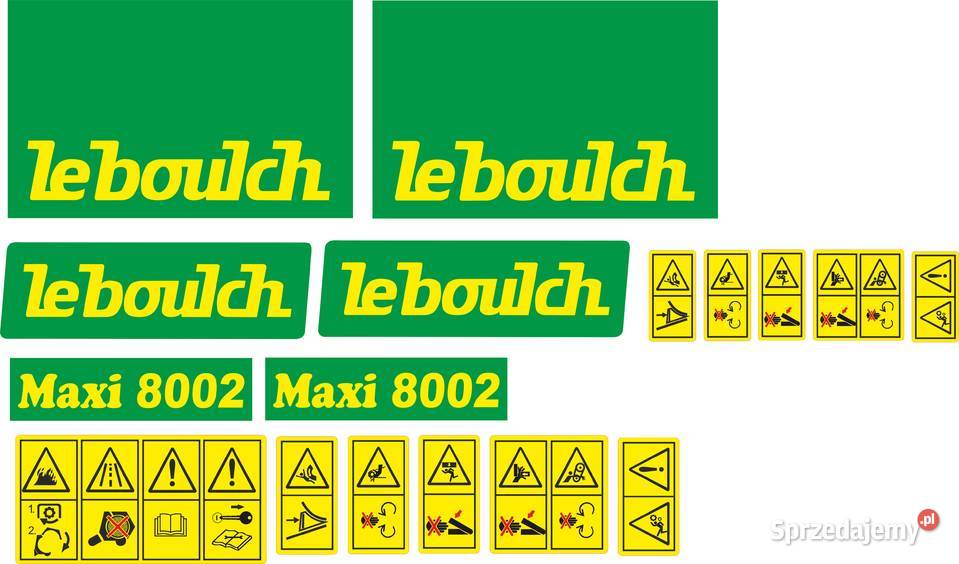 Naklejki Leboulch MOCNE Pozostałe