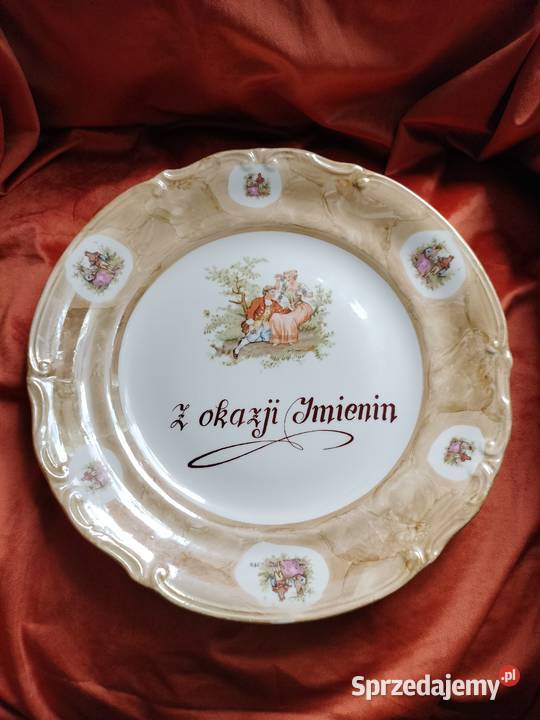 Patera talerz 30 PRL Ćmielów Chodzież Porcelana i szkło sprzedam