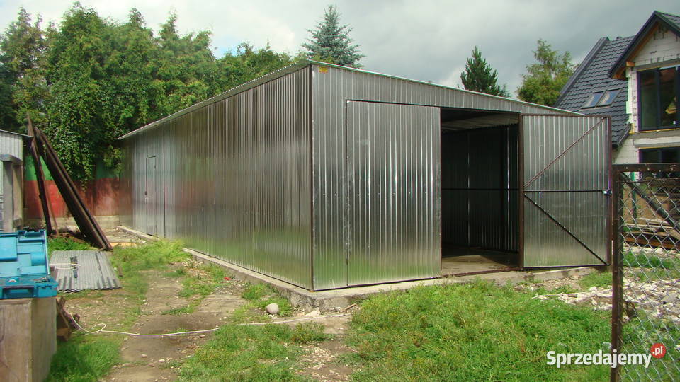 Garaż Blaszany Hala Blaszana Magazyn Blaszany 201zł/m2 mazowieckie Sierpc